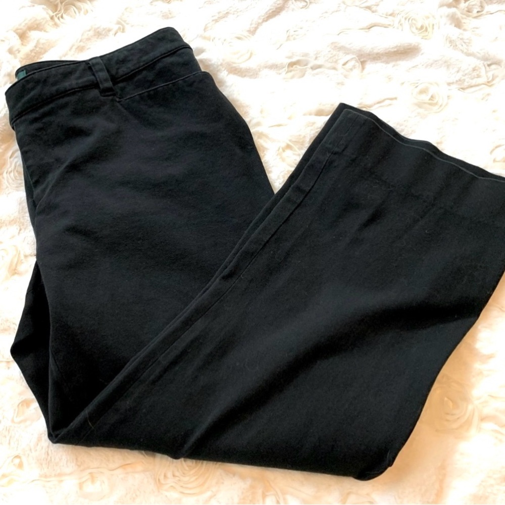 Lauren Ralph LAUREN Petite Pants Black Excellent Condition Adelle Size 8P